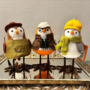 Target 2021 Harvest Birds - Gradey, Olive, and Speck - all tags attached!